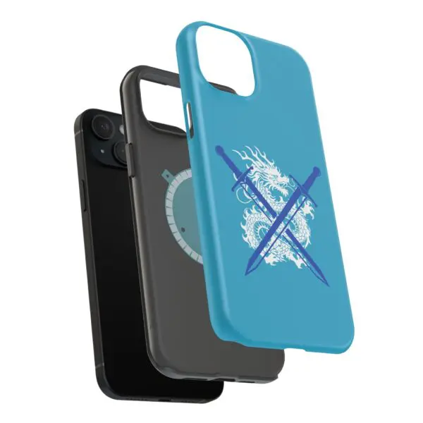 Dragon Slayer - TURQUOISE - Magnetic Tough iPhone Case