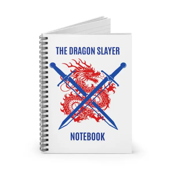 Dragon Slayer Spiral Notebook - Line Ruled