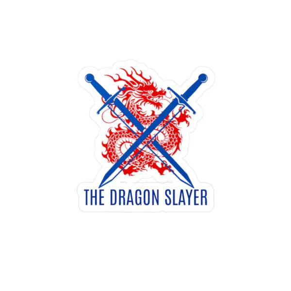 Dragon Slayer - Vinyl Decal from The Dragon Slayer Book