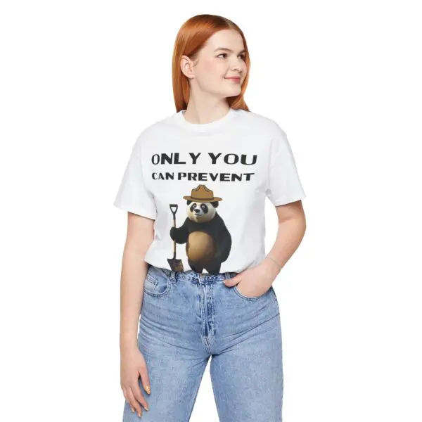 Only You Can Prevent Panda Huggers T-Shirt - Image 4