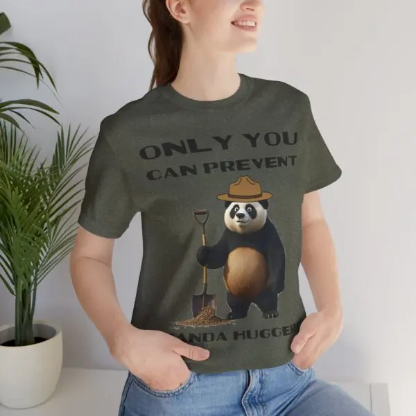 Only You Can Prevent Panda Huggers T-Shirt - Image 15